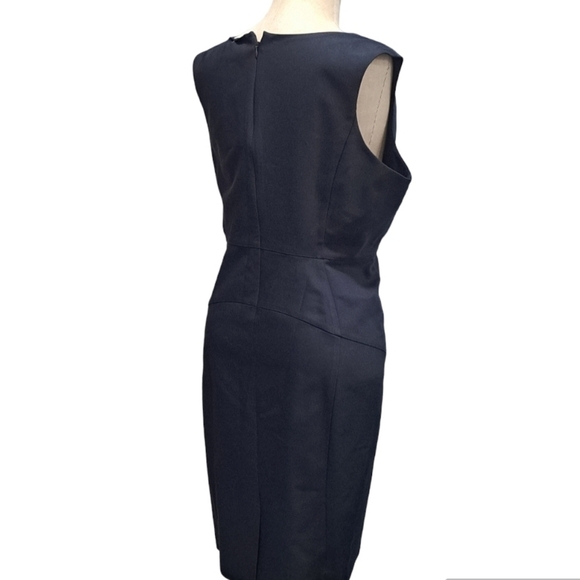 Eloqui Navy Pencil cocktail, work, career dress dress size 16 - Picture 3 of 5